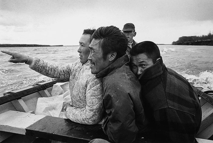 Lola Evan, Peter Evan, Wassillie Evan, and David E. David from Kwethluk.