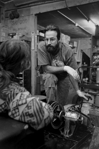 Andy Young teaches field maintenance of Skidoo snowmobiles at McMurdo.<br/>&ldquo;I learned a bunch of lessons from the Eskimos on Baffin Island in the middle 70s when I worked there. These guys were wizards. One of the best tricks I learned for real cold operations: if the Skidoo won&rsquo;t fire up, just drop your zipper and pee on the carburetor throat. That warms the carburetor up. That&rsquo;s step one.&rdquo;<br/>—Richard Flanders